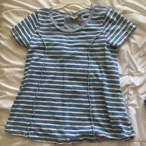 Striped women’s tee. Flowy can fit Small-Large
